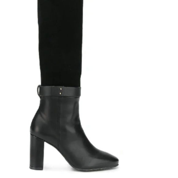 Stuart Weitzman limited edition black Luna 85 hybrid over the knee boots, size 8 - Picture 2 of 14